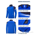 Low Moq Stripe Color Block Men Jogging Sweatsuits